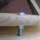 Here is the nut adjusted all the way to the top. If oddly there is not enough adjustment in the future, then a longer bolt can be purchased and easily installed.