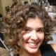 Elegant short curly hair style