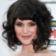 Chic medium-length curly hair