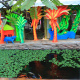 The fish pond.