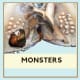 Monster oysters are larger than most and can harbor a large number of pearls at one time.