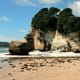 The beautiful beach at Cathedral Cove.