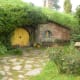 A lovely hobbit hole along the pathway.