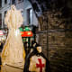 The Youghal Halloween Festival Opening Ceremony Parade makes its way through the streets.