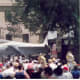 An F-15 on the National Mall, Washington, DC, June 1991.