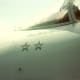 Kill markings on an F-15. Kills made during Operation Desert Storm. F-15 on display on the Washington Mall, June 1991.