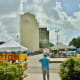 Farmer’s Market at Imperial - looking towards parking area