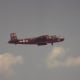 A B-25 over Joint Base Andrews.
