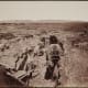 The "Old South Shaft Ore Quarry, Face of Tough-nut Mine, part of Town of Tombstone, Arizona. Dragoon Mountains, with Cochise Stronghold in background" - Carleton E. Watkins, 1880