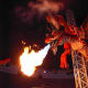 Animatronic robot: A fire-breathing dragon in West Edmonton Mall, Alberta, Canada