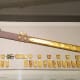 A sword and scabbard, which may have been found in northwestern Iran.