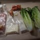Ingredients for two servings of the Blackened Chicken Salad.