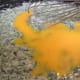 Add the beaten egg yolks