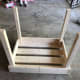 Screw the 2x2 posts into each corner.
