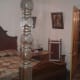 a guest room with furnishings