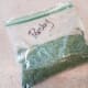 I just poured all of my dried parsley into a sandwich bag and placed it in my spice cabinet. Make sure to label it.