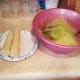 (the silk and empty corn cobs)