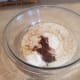 Add all of your ingredients to a medium mixing bowl.