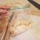 And your chicken. I cook it ahead of time in the crockpot and portion it out into one breast servings in sandwich bags to keep in the freezer.Mix everything together.