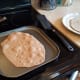 Then flip and cook for 10 seconds or so on the other side.
