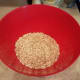 Step One: Add dry oats to a very large bowl. You'll see why such a large bowl is needed in a second.