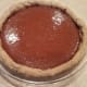 Then I poured the filling into my crust and popped the whole thing into the freezer on a cookie sheet so it didn't tip over.