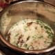 Add your chicken back into the pot and make sure it all gets covered in your wonderful sauce. Cook for a few more minutes and then turn off the heat.
