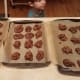 Allow them to cool a bit on the counter before sliding them into the freezer to cool completely.