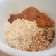 Finally add in your vanilla extract and mix everything well.