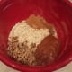 Then add in your walnuts and applesauce.