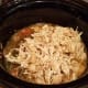 I add the chicken back into the crock pot.