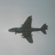 An EA-6B over Virginia Beach, VA, May 2002.