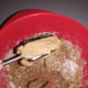 This is why it's not recommended to use an electric mixer: it just gets caked in the beaters.