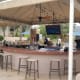 The outdoor cabana bar at the poolside is great!