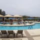The large pool area isn't overly cluttered and offers plenty of activities for the family.