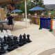Even more activities are available near the cabana bar in the pool area.