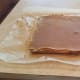 Then you should be able to pull it out by the parchment paper.