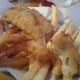 giant prawns; nice portions of food