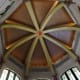 Ceiling inside of Vista House