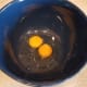 Start with your two eggs.
