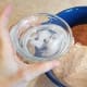 Finally, mix in your melted coconut oil and mix everything until smooth.