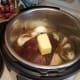 Finally, add in your butter. There's no need to melt it first.