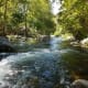 Looking downstream.