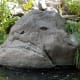 It took awhile before I noticed this grumpy old boulder staring at me.