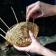 The teens made baskets.
