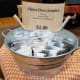 Alpaca fleece samplers sold pretty well at the market.