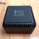 Bottom of speakerphone features rubber ridges to prevent sliding