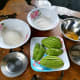 Ingredients for avocado fries