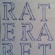 Completed word puzzle. Across words: Rat, Era, Bet.Then the words going down Reb, Are, and Tat.