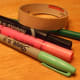 A pen or marker that can write on felt allows you to memorialize the year you made the ornament.